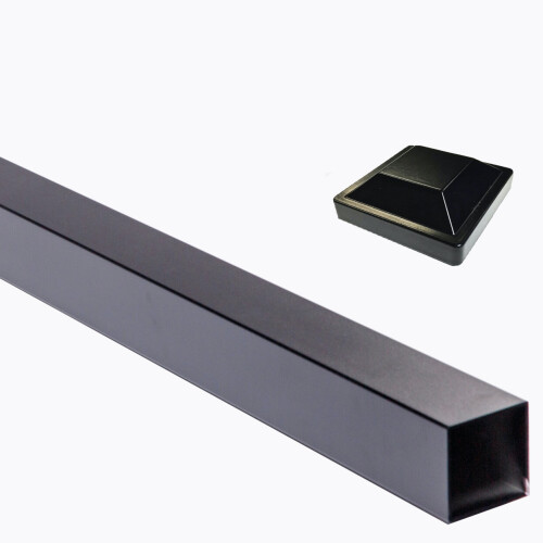 3"x3"x 9'4" Post with Cap WEIGHT 16 LBS