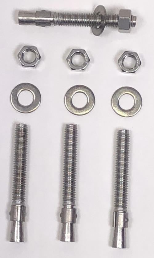 Concrete Anchor 3/8"x 3" (4 pcs) 1 pack per post