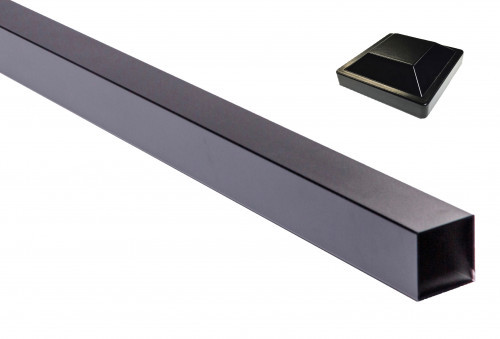 4"x4"x 12'4" Post with Cap